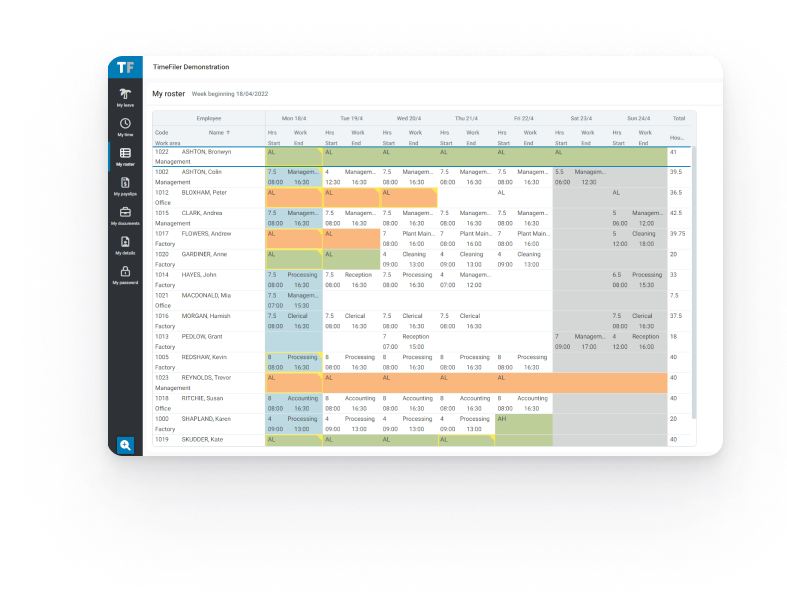 Simplify your staff rosters right from the get-go